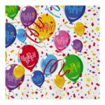 20 Tovaglioli 33 x 33 cm Happy Balloons