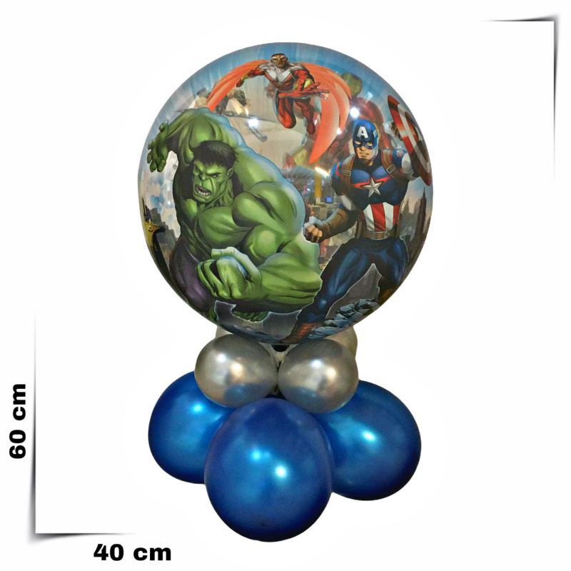 Composizione a palloncini Bubbles Avengers da 56 cm
