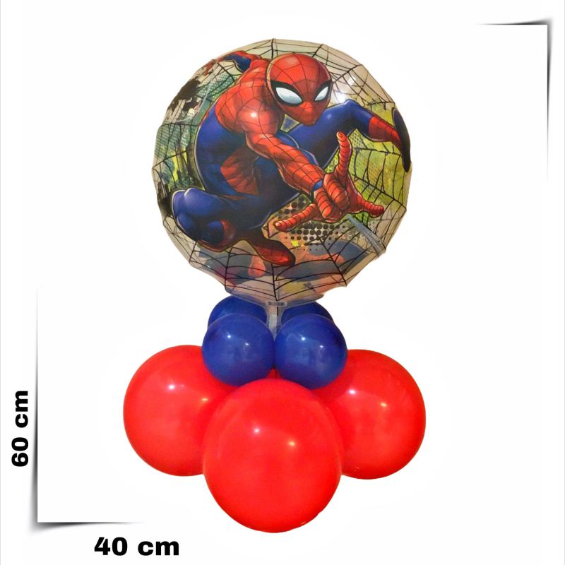 Composizione a palloncini Bubbles Spider Man