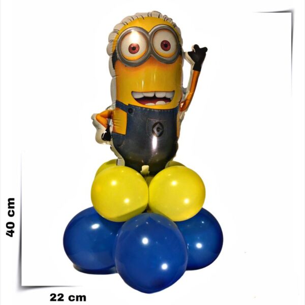 Composizione di palloncini centrotavola Minions