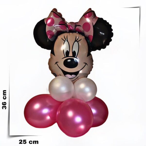 Composizione di palloncini centrotavola Minnie