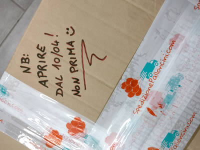 immagine della scritta da aggiungere al pacco composizione di palloncini a domicilio